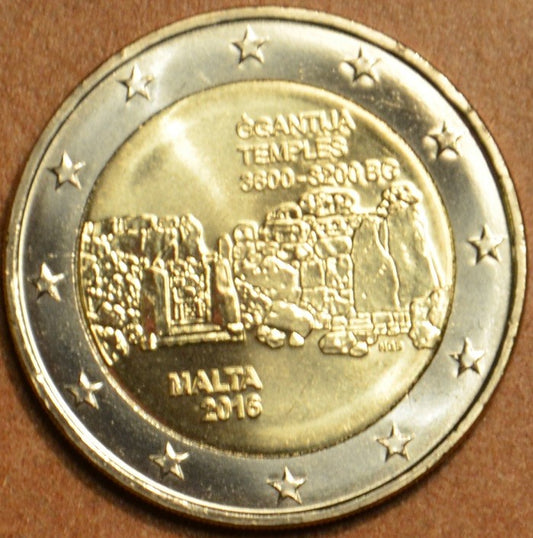 2 Euro Malta 2016 - Chrámy Ggantija (UNC)