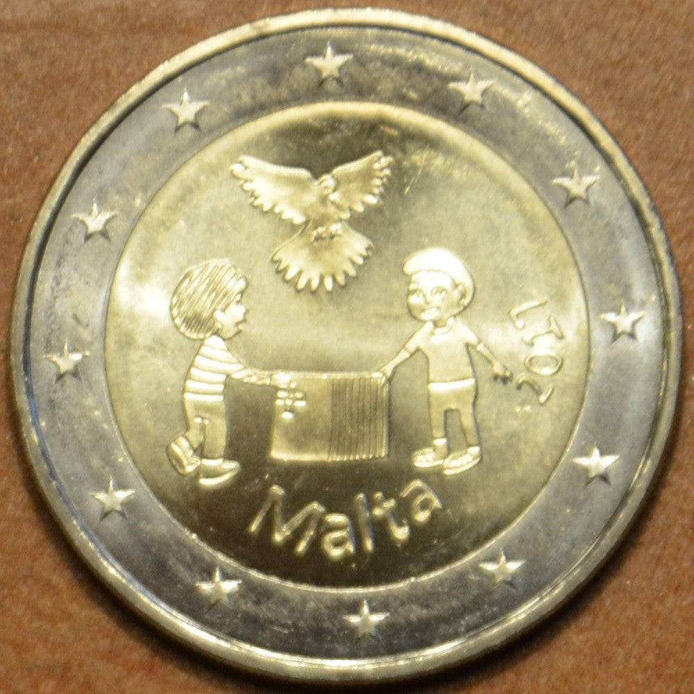 2 Euro Malta 2017 Solidarita s deťmi (UNC)