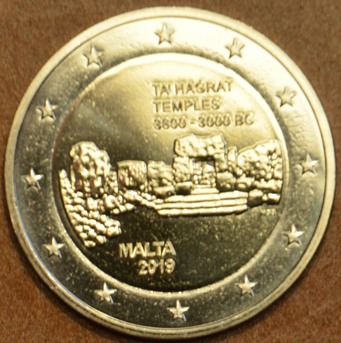 2 Euro Malta 2019 Ta' Hagrat - značka F (UNC)