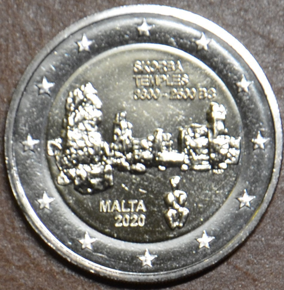 2 Euro Malta 2020 Ta’ Skorba - značka "F" (UNC)