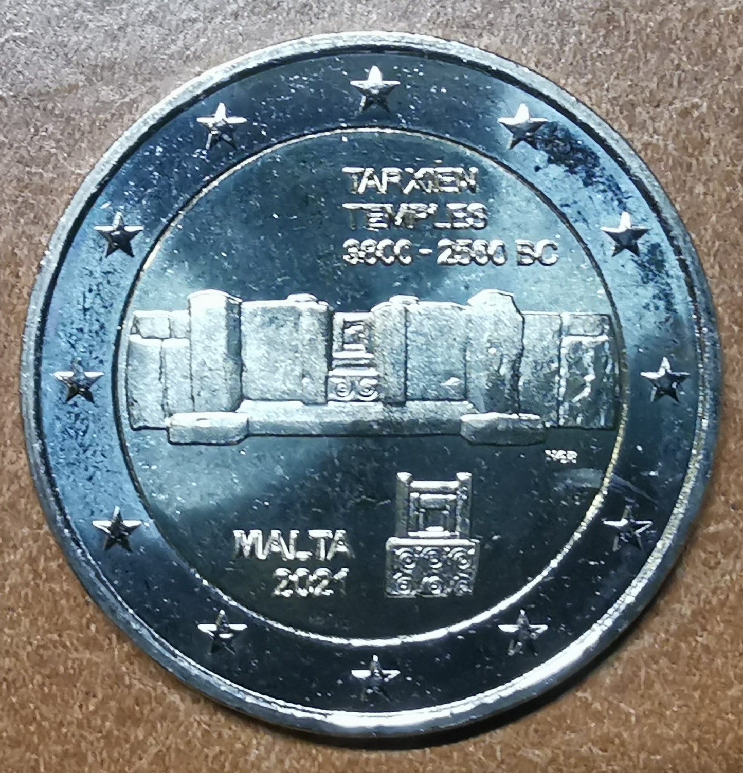 2 Euro Malta 2021 Tarxien (UNC)