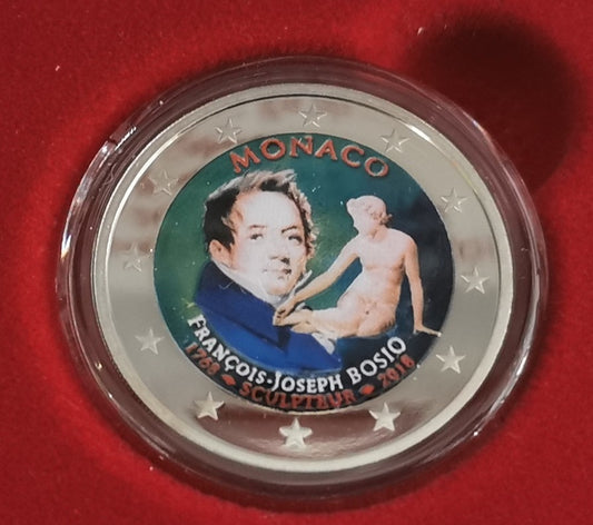 2 Euro Monaco 2018 - François-Joseph Bosio (farebná Proof)