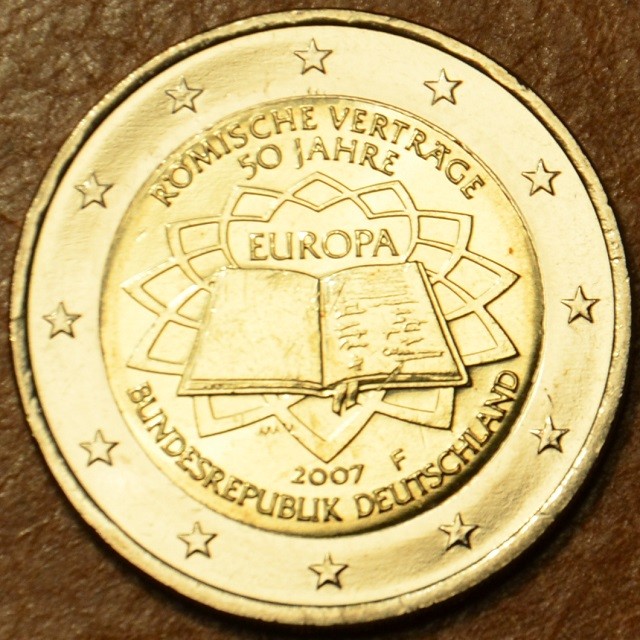 2 Euro Nemecko 2007  "F" 50 rokov Rímskej zmluvy (UNC)