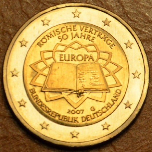 2 Euro Nemecko 2007  "G" 50 rokov Rímskej zmluvy (UNC)