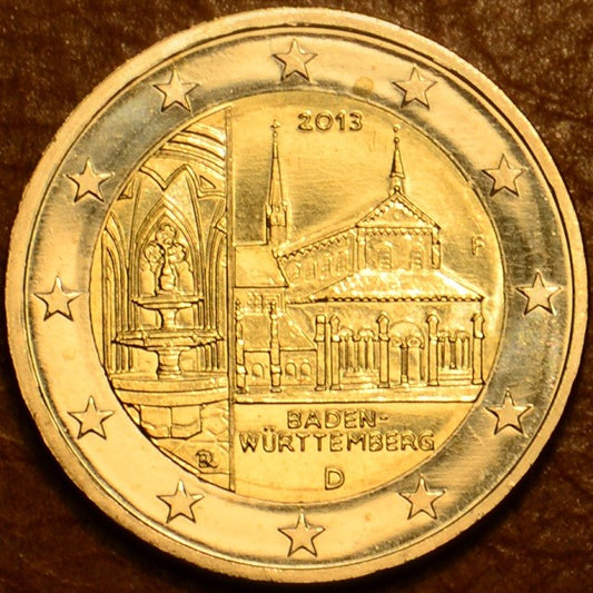 2 Euro Nemecko 2013 "F" Baden-Württemberg: Kloster Maulbronn (UNC)