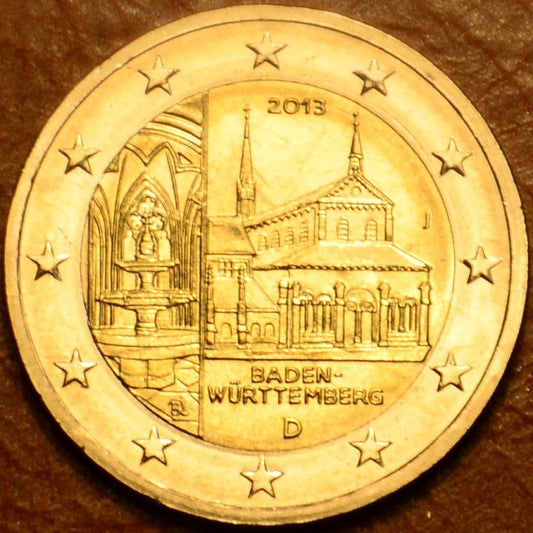 2 Euro Nemecko 2013 "J" Baden-Württemberg: Kloster Maulbronn (UNC)