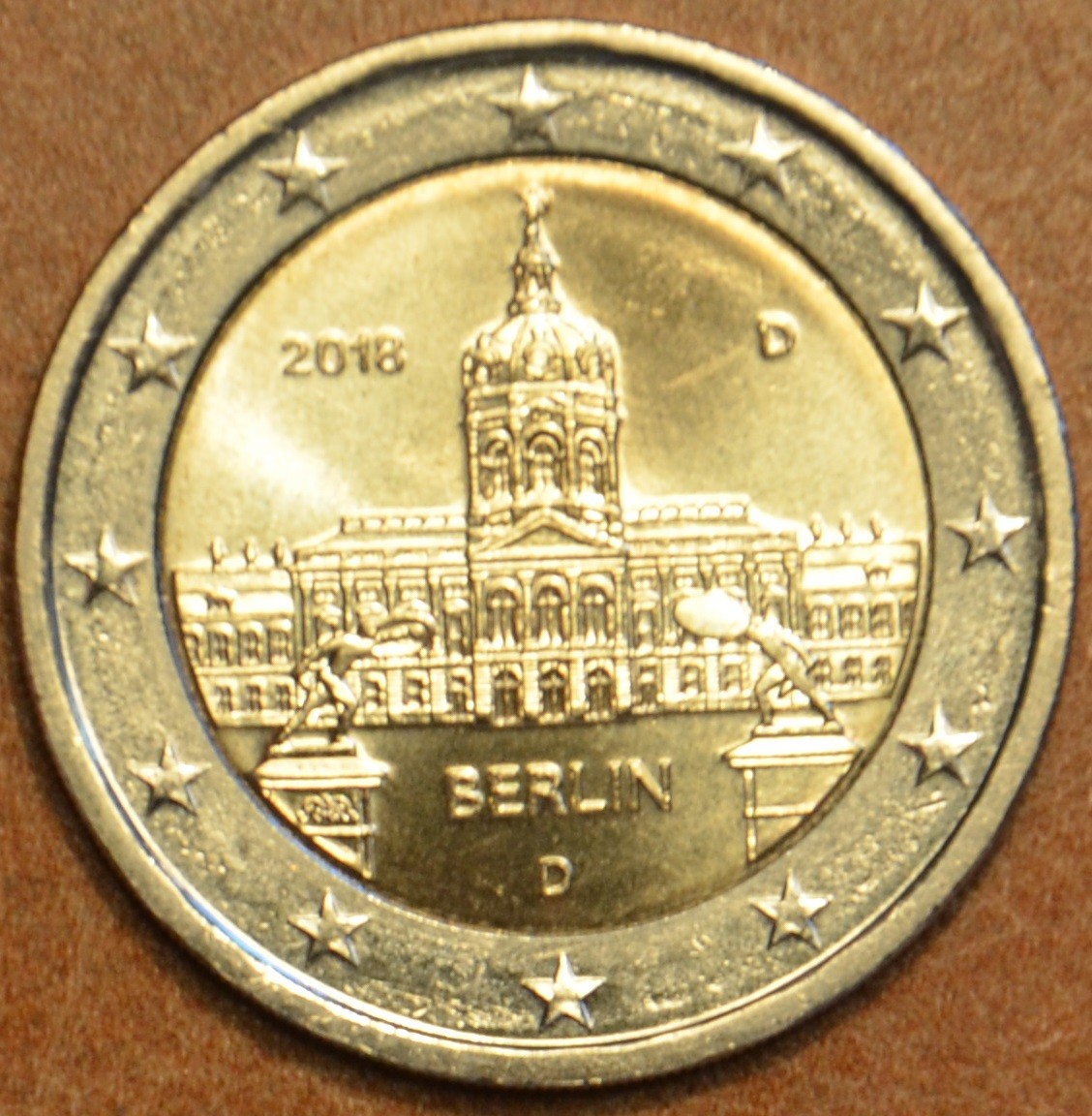 2 Euro Nemecko 2018 "D" Berlin:  Scharlottenburg (UNC)