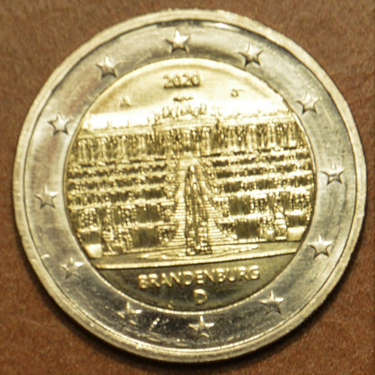 2 Euro Nemecko 2020  "A" Brandenburg (UNC)