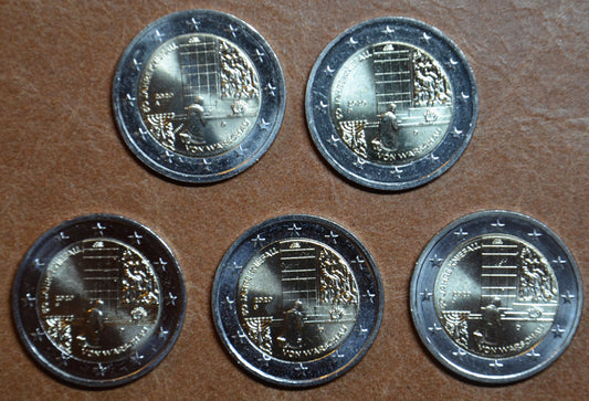 2 Euro Nemecko 2020 - "ADFGJ" Varšavské pokľaknutie (UNC)