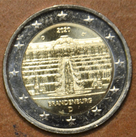 2 Euro Nemecko 2020  "D" Brandenburg (UNC)