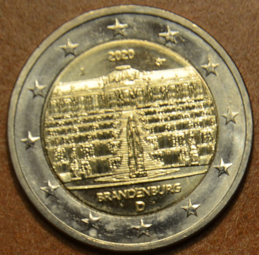2 Euro Nemecko 2020  "J" Brandenburg (UNC)