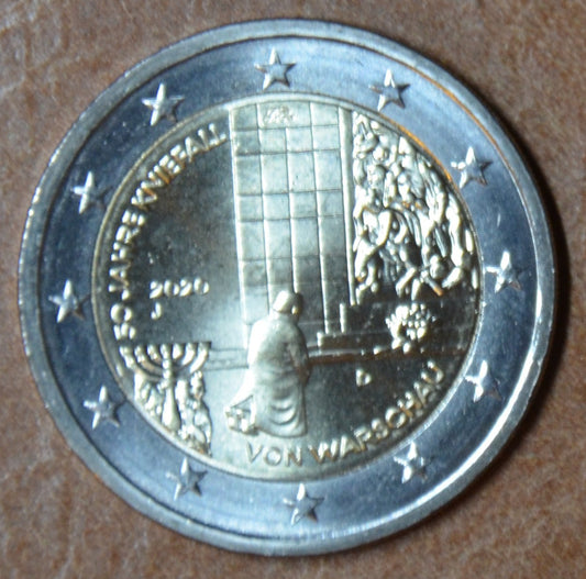 2 Euro Nemecko 2020 "J" Varšavské pokľaknutie (UNC)