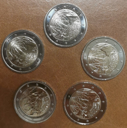 2 Euro Nemecko 2022 "ADFGJ" - Erasmus program - 35. výročie vzniku (5x UNC)