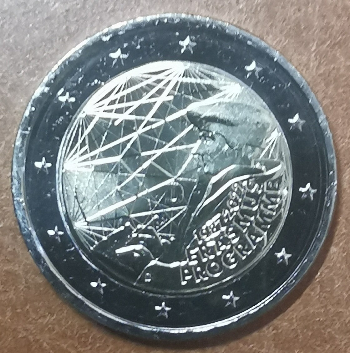 2 Euro Nemecko 2022 "D" - Erasmus program - 35. výročie vzniku (UNC)