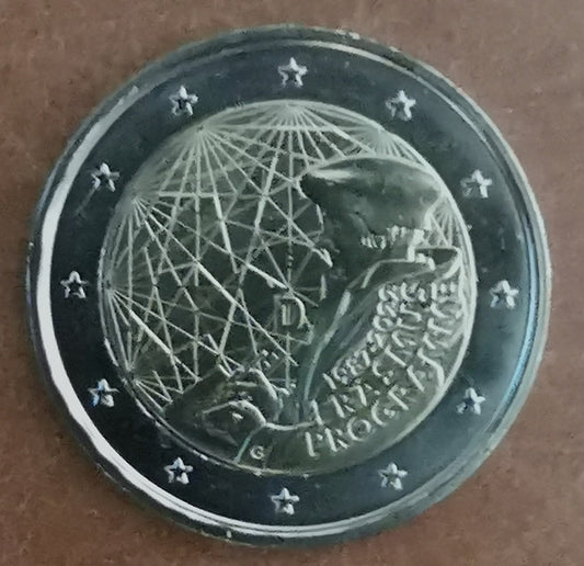 2 Euro Nemecko 2022 "G" - Erasmus program - 35. výročie vzniku (UNC)