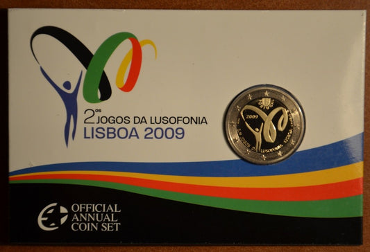 2 Euro Portugalsko 2009 - Hry Lusofónie (Proof)
