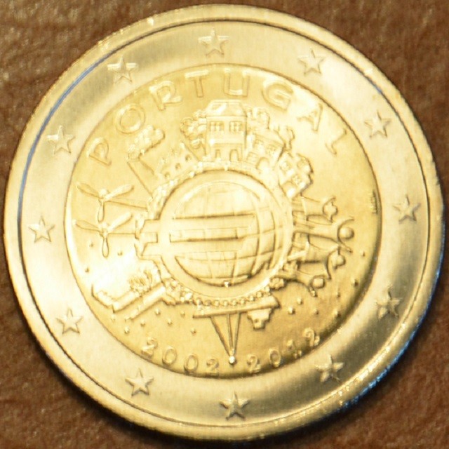 2 Euro Portugalsko 2012 - 10. výročia vzniku Eura (UNC)