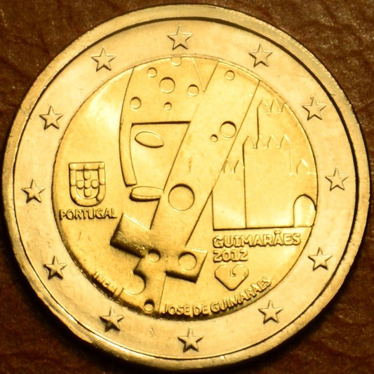 2 Euro Portugalsko 2012 - Guimaraes: Hlavné mesto kultúry Európy 2012 (UNC)