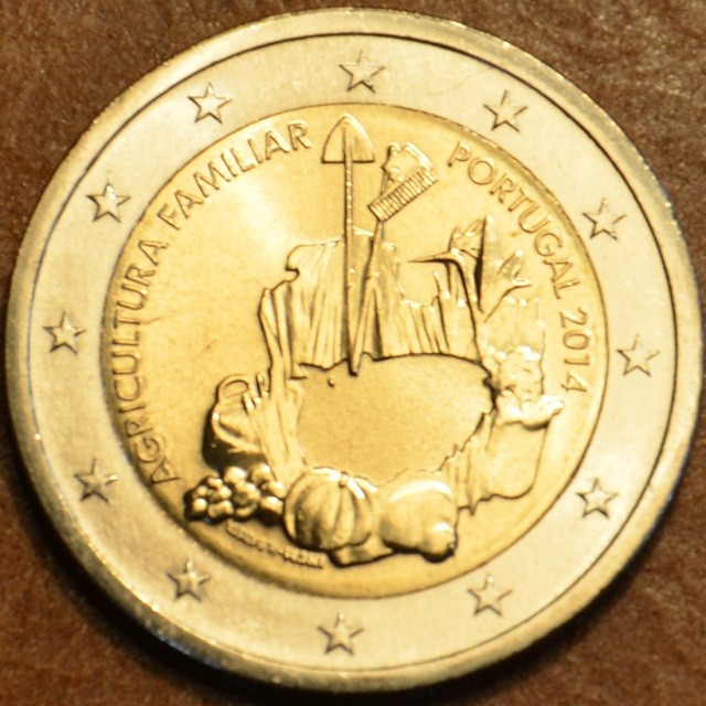 2 Euro Portugalsko 2014 - Rodinné farmárstvo (UNC)