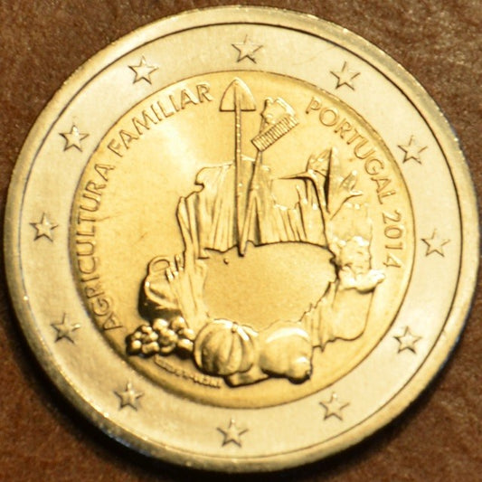2 Euro Portugalsko 2014 - Rodinné farmárstvo (UNC)