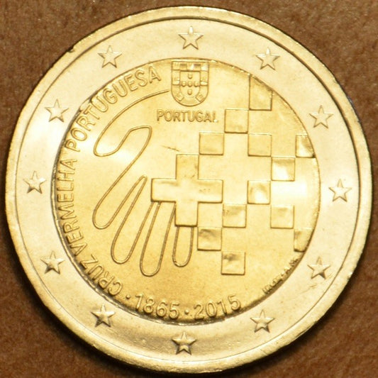 2 Euro Portugalsko 2015 - 150 rokov portugalského Červeného kríža (UNC)