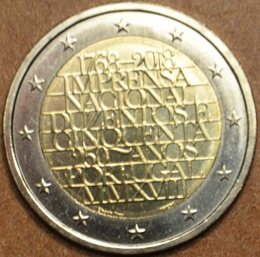 2 Euro Portugalsko 2018 - 250 rokov mincovne INCM (UNC)