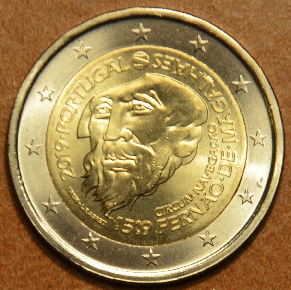 2 Euro Portugalsko 2019 - Ferdinand Magellan (UNC)