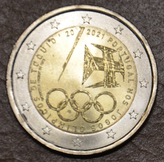 2 Euro Portugalsko 2021 - Olympijské hry Tokio (UNC)