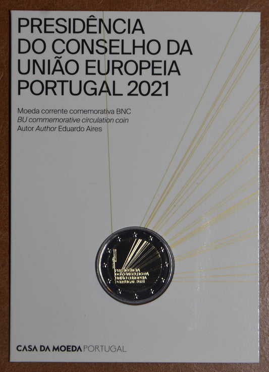 2 Euro Portugalsko 2021 - Portugalské predsedníctvo EÚ (BU)