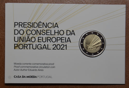 2 Euro Portugalsko 2021 - Portugalské predsedníctvo EÚ (Proof)