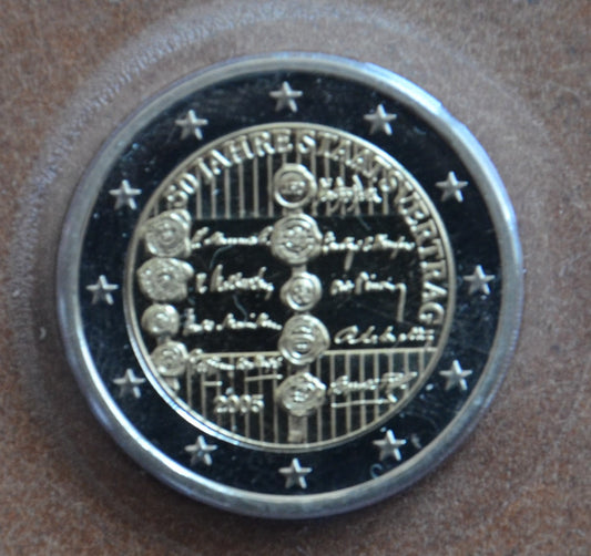 2 Euro Rakúsko 2005 - 50. výročie rakúskej štátnej zmluvy (BU)