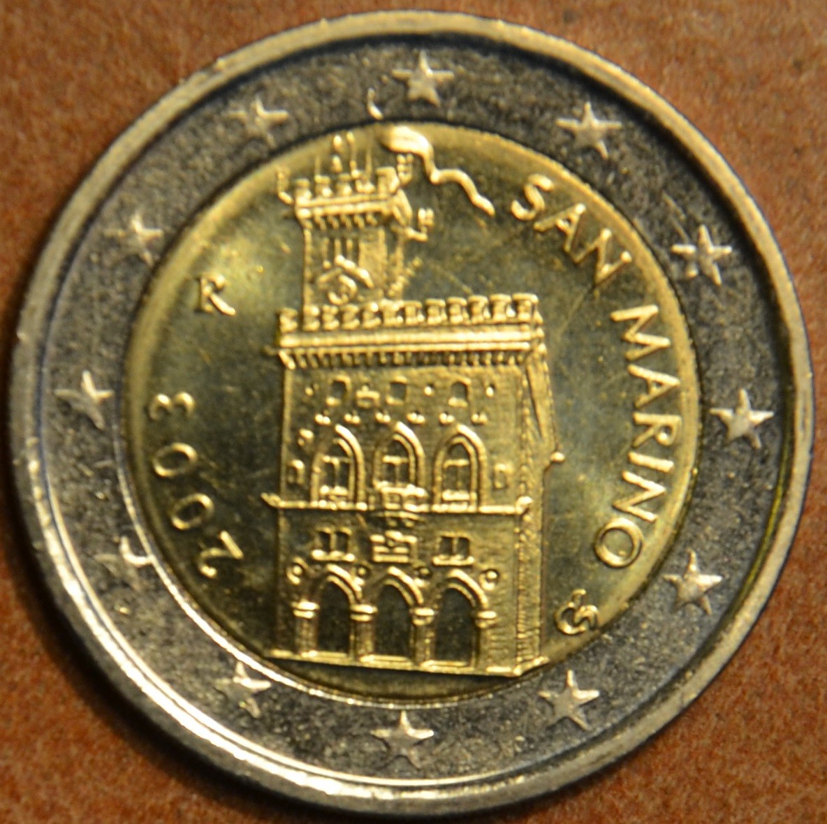 2 Euro San Marino 2003 - Dom vlády (UNC)