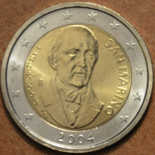 2 Euro San Marino 2004 - Bartolomeo Borghesi (UNC bez foldra)