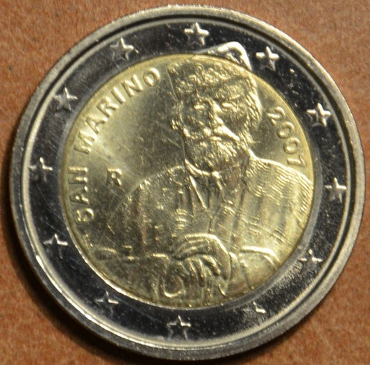 2 Euro San Marino 2007 - 200. výročie narodenia Giuseppeho Garibaldiho (bez foldra)