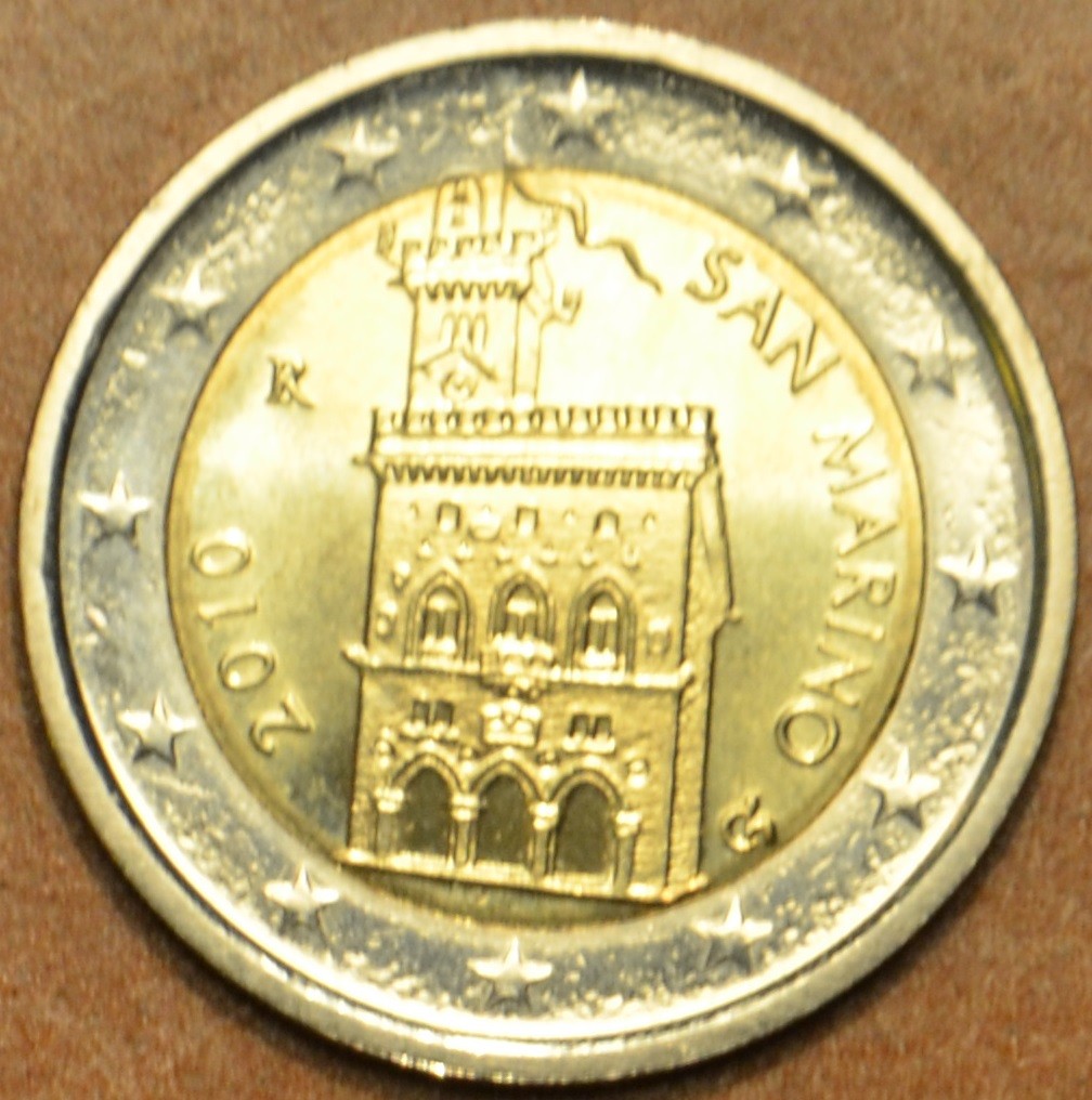 2 Euro San Marino 2010 - Dom vlády (UNC)