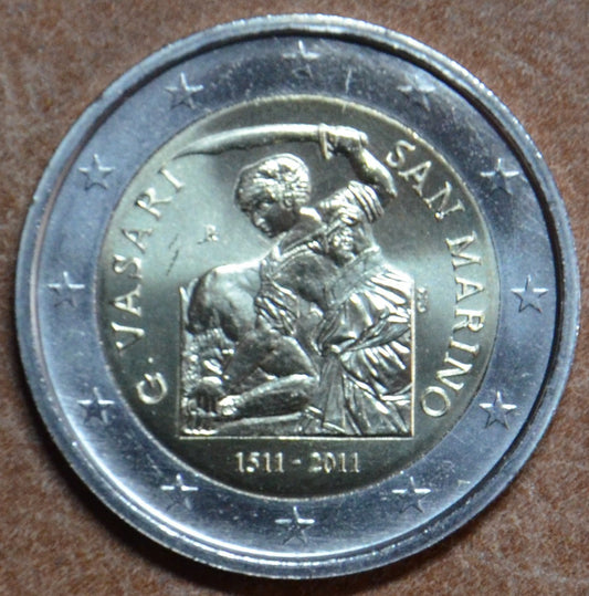 2 Euro San Marino 2011 - 500 rokov od narodenia Vasariho (UNC)