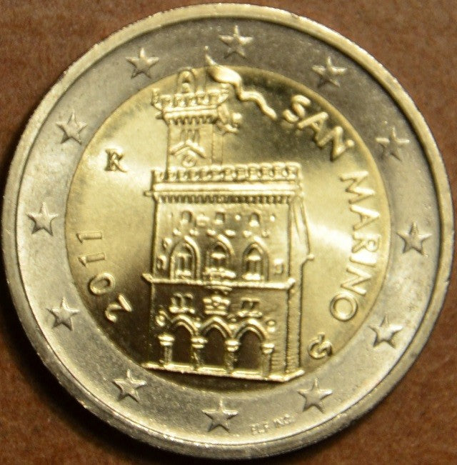 2 Euro San Marino 2011 - Dom vlády (UNC)