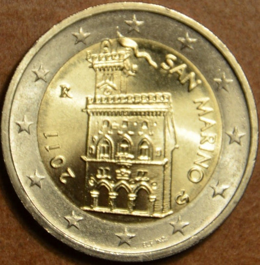2 Euro San Marino 2011 - Dom vlády (UNC)