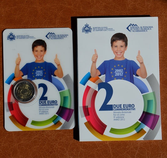 2 Euro San Marino 2012 - 10 rokov Eura (BU)
