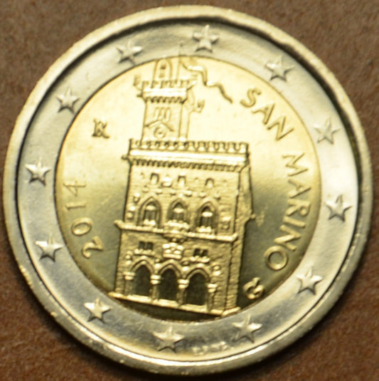 2 Euro San Marino 2014 - Dom vlády (UNC)