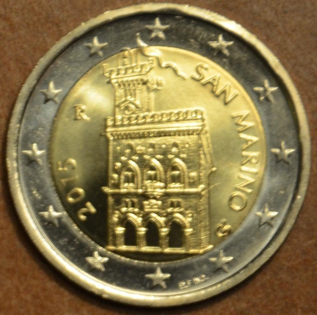 2 Euro San Marino 2015 - Dom vlády (UNC)