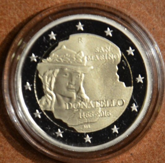 2 Euro San Marino 2016 - 550 výročie úmrtia Donatella  (Proof)