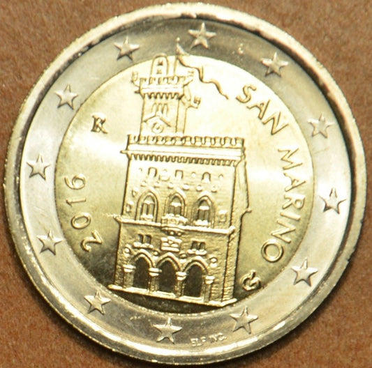 2 Euro San Marino 2016 - Dom vlády (UNC)