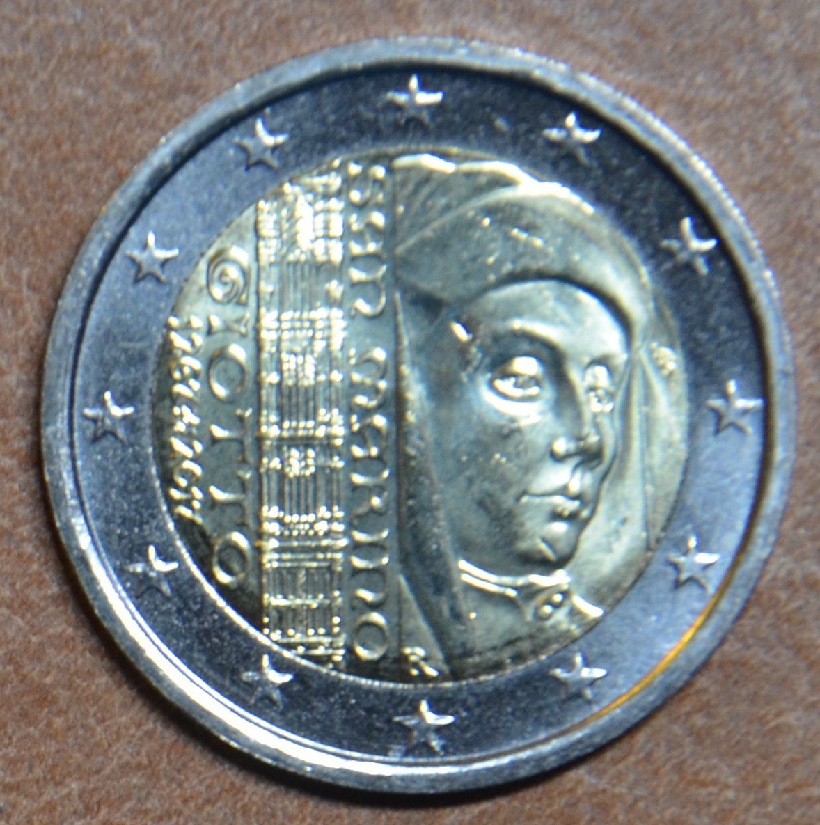 2 Euro San Marino 2017 - 750. výročie narodenia Giotta (UNC)