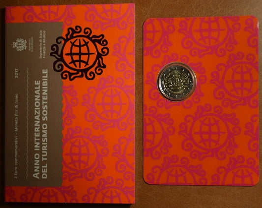 2 Euro San Marino 2017 - Svetový rok turizmu (BU)