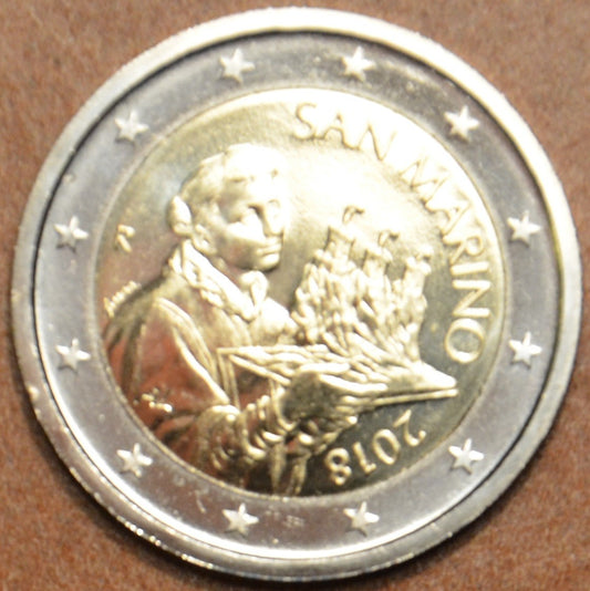 2 Euro San Marino 2018 - Svätý Marinus (UNC)
