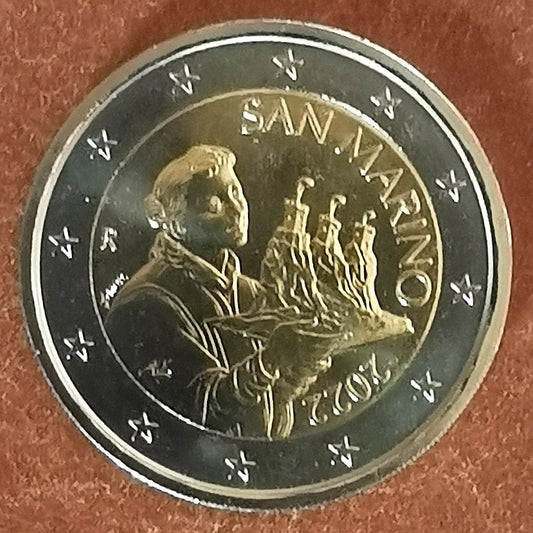 2 Euro San Marino 2022 - Svätý Marinus (UNC)