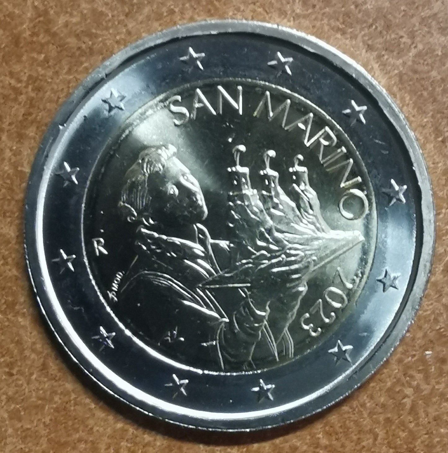 2 Euro San Marino 2023 - Svätý Marinus (UNC)