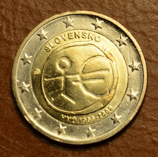 2 Euro Slovensko 2009 - 10. výročie hospodárskej a menovej únie  (UNC)