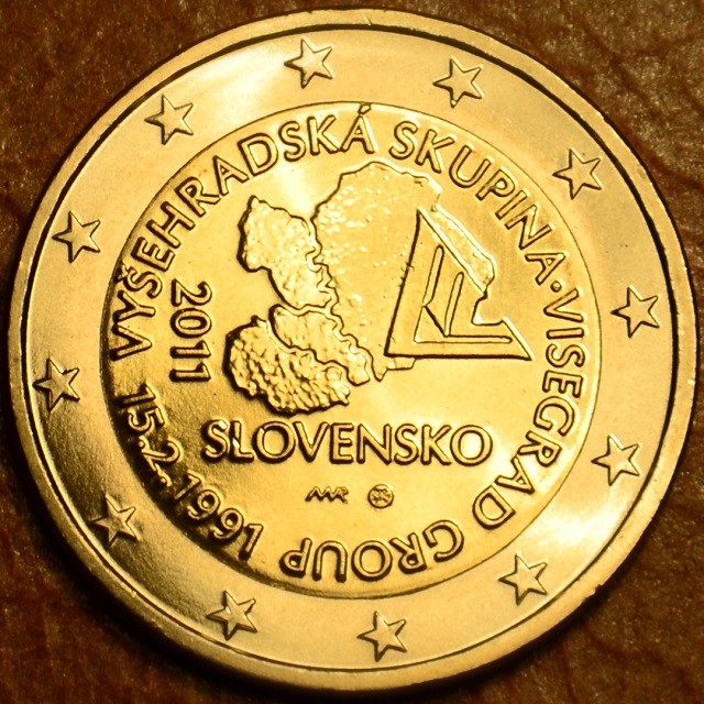 2 Euro Slovensko 2011 - 20. výročie vzniku Visegradskej skupiny (UNC)